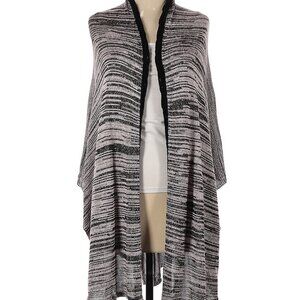 Santiago Knits Womens Size 2 Oversized Poncho Bamboo Linen